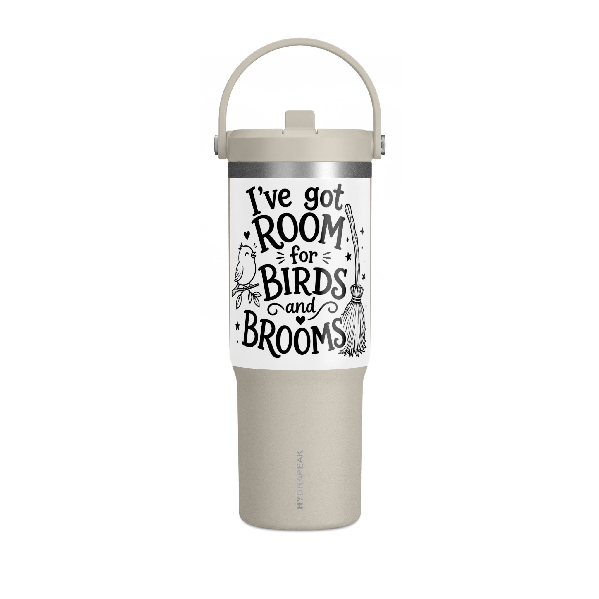 I've Got Room for Birds and Brooms 32oz Tumbler — Witchy Travel Mug