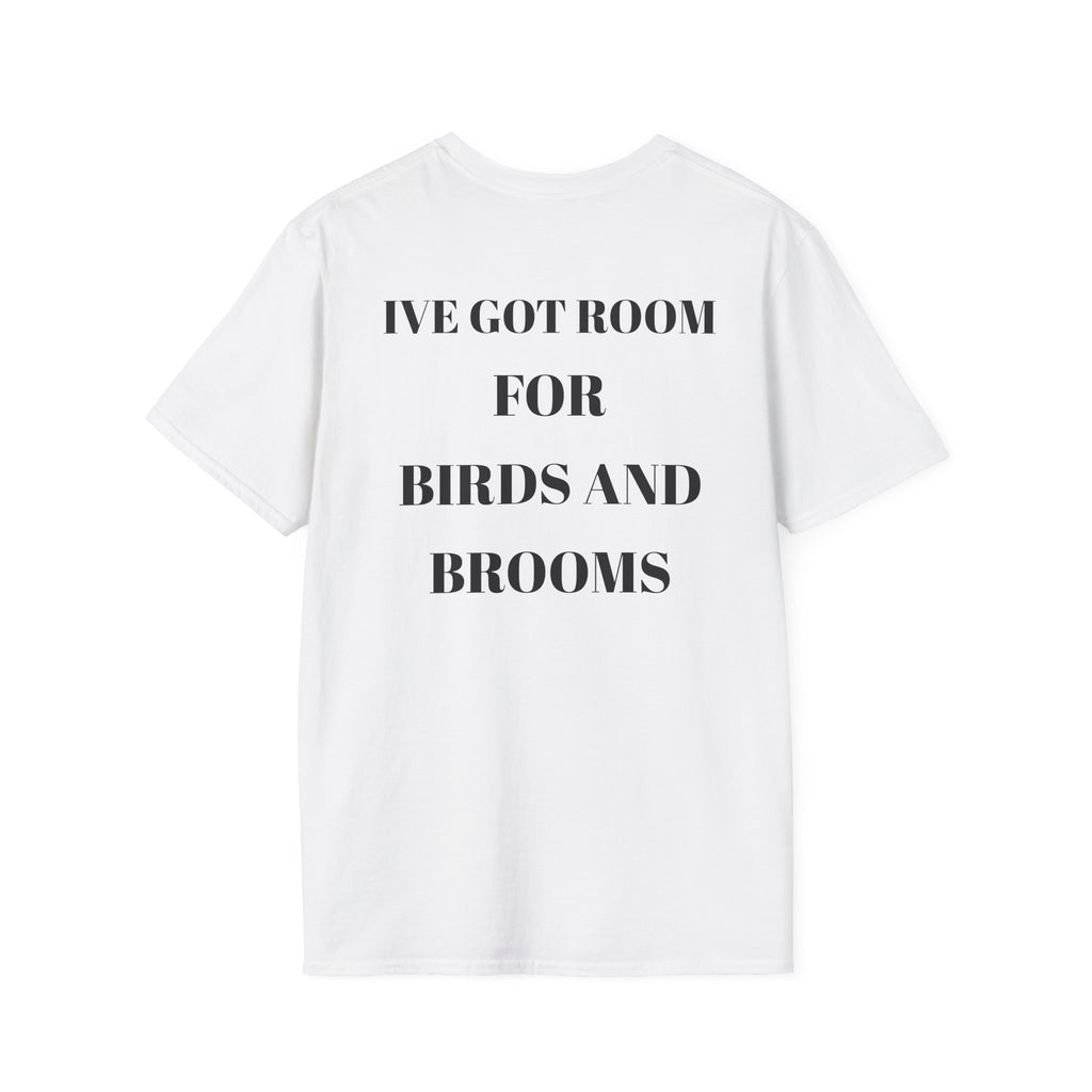 Chaos Witch T‑Shirt — Gothic Crow Crown Illustration