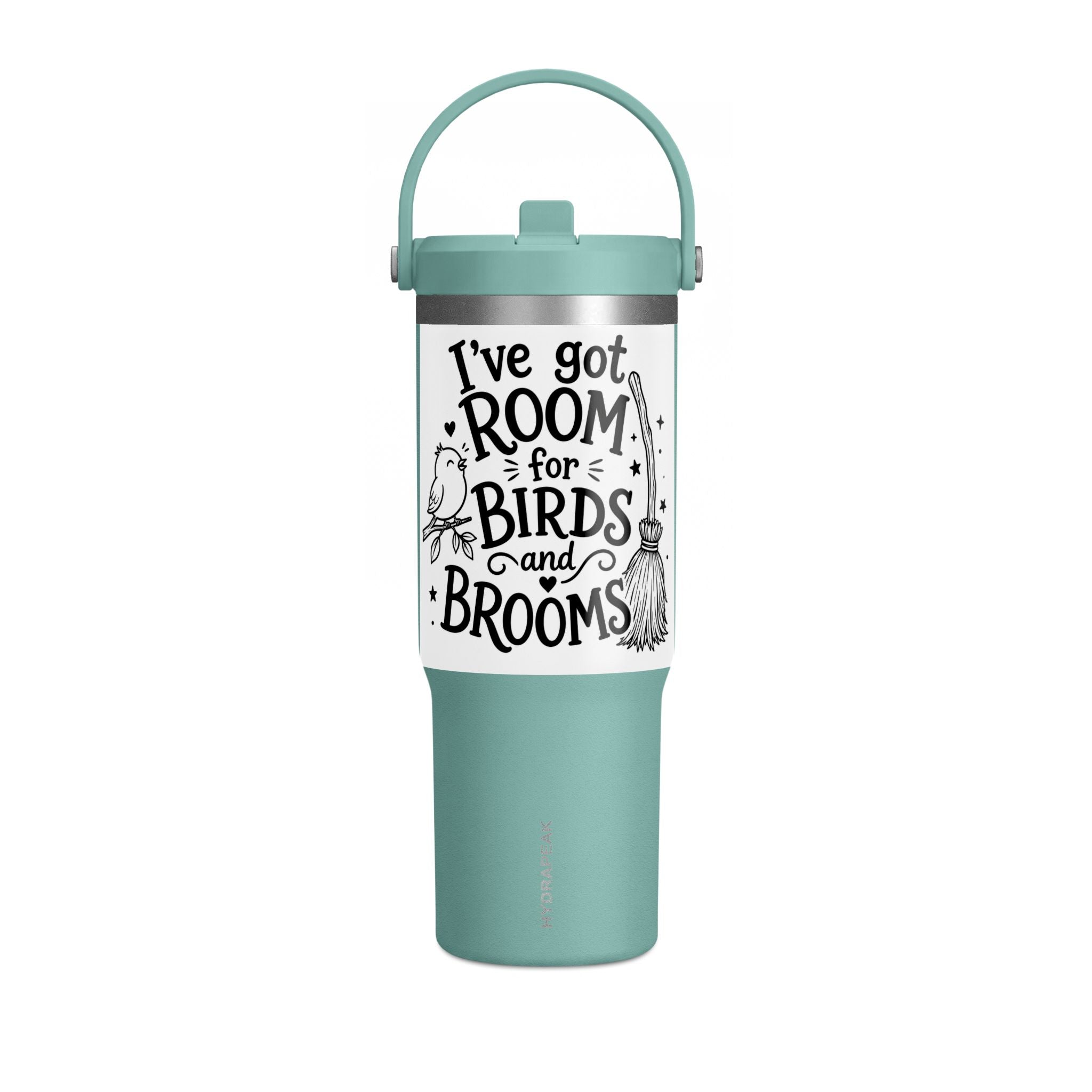 I've Got Room for Birds and Brooms 32oz Tumbler — Witchy Travel Mug