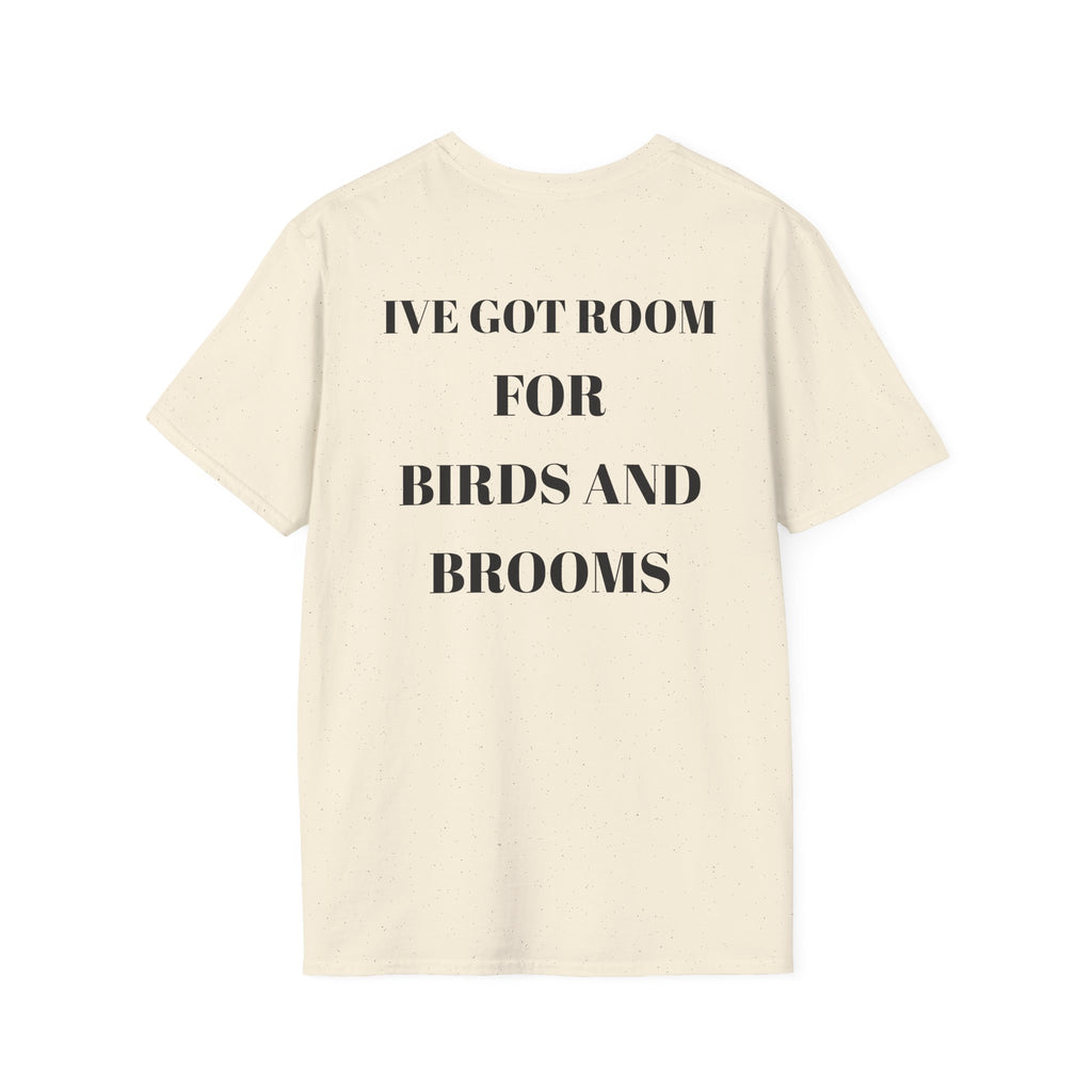 Chaos Witch T‑Shirt — Gothic Crow Crown Illustration