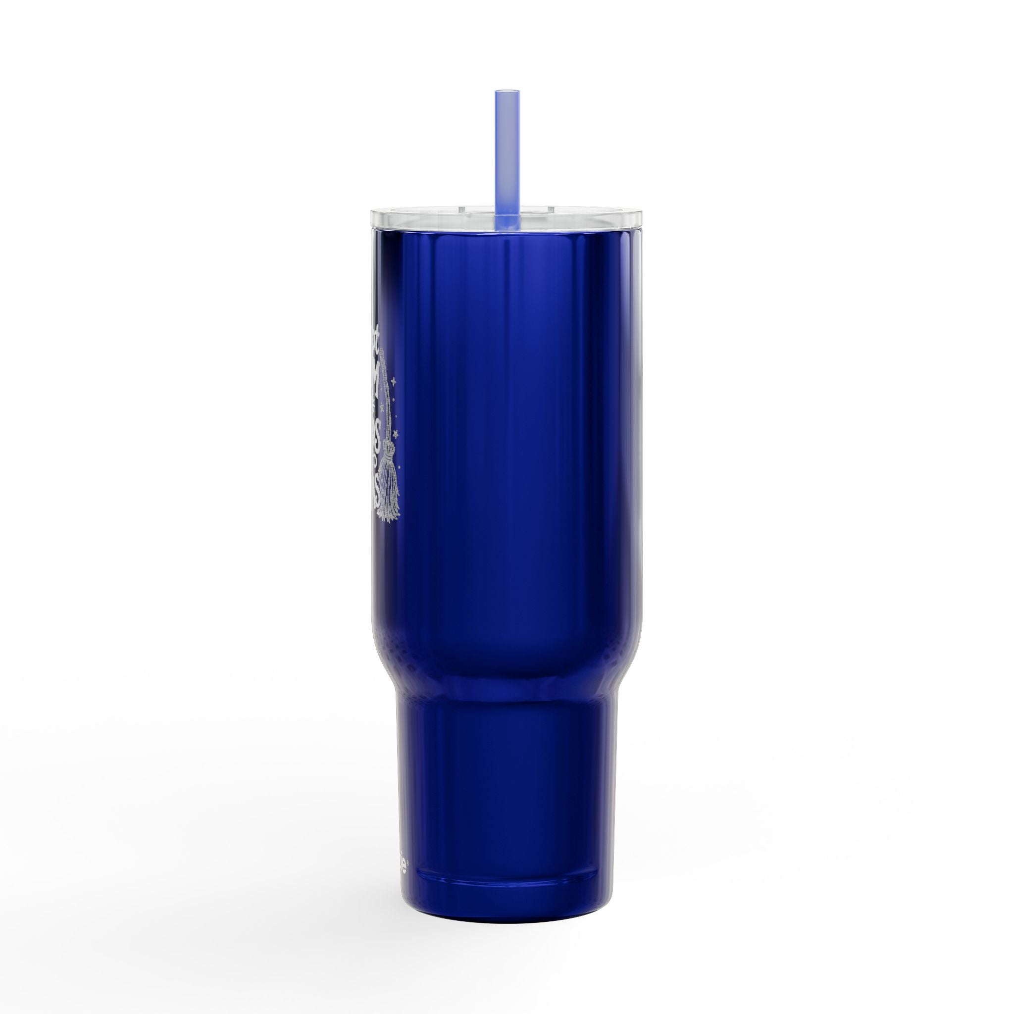 40oz Engraved Tumbler — "I've Got Room for Birds and Brooms" (Insulated Travel Mug)