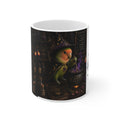 Witchy Lovebird Mug — Cute Magical Bird Brews Potion 11oz