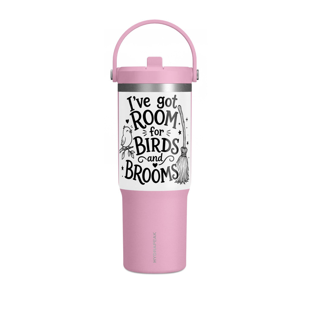 I've Got Room for Birds and Brooms 32oz Tumbler — Witchy Travel Mug