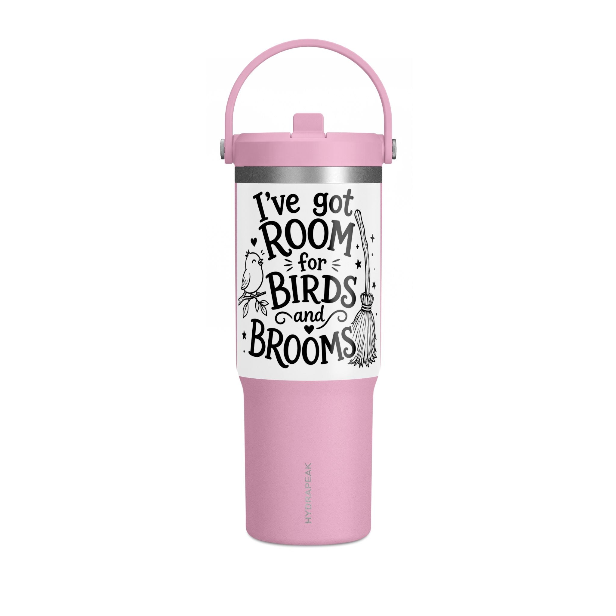 I've Got Room for Birds and Brooms 32oz Tumbler — Witchy Travel Mug