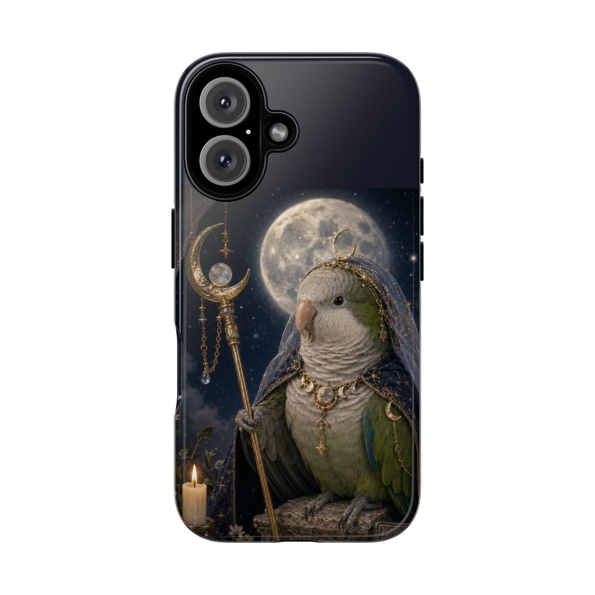 Mystic Moon Parrot Phone Case