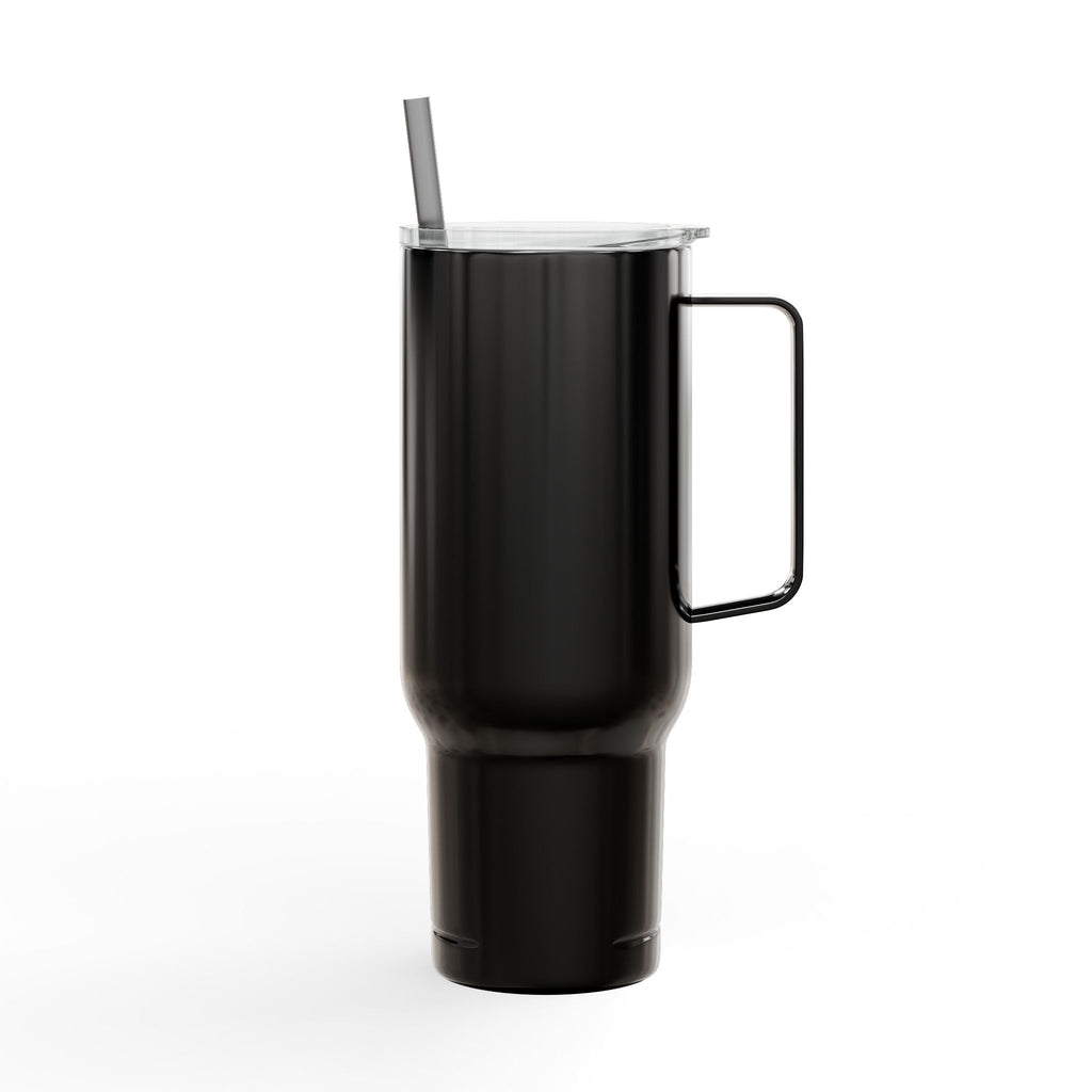 40oz Engraved Tumbler — "I've Got Room for Birds and Brooms" (Insulated Travel Mug)