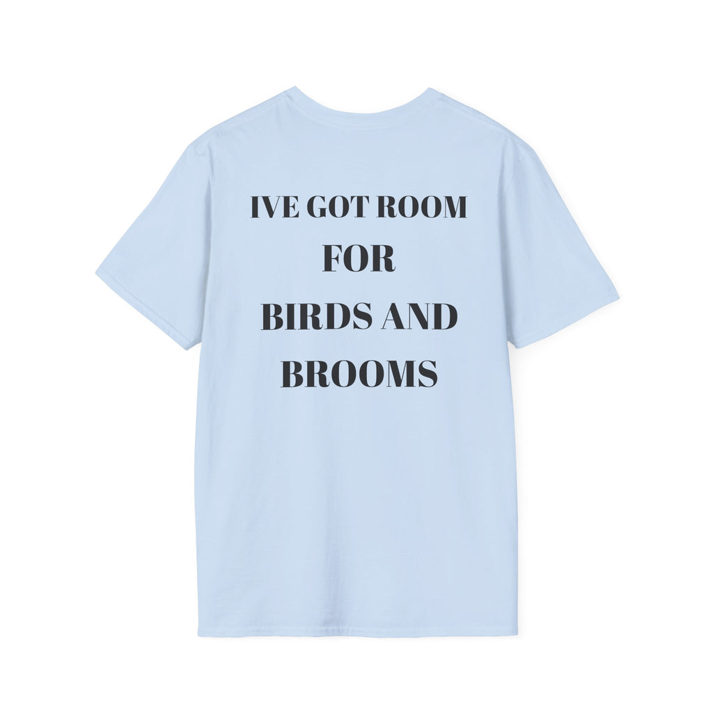 Chaos Witch T‑Shirt — Gothic Crow Crown Illustration