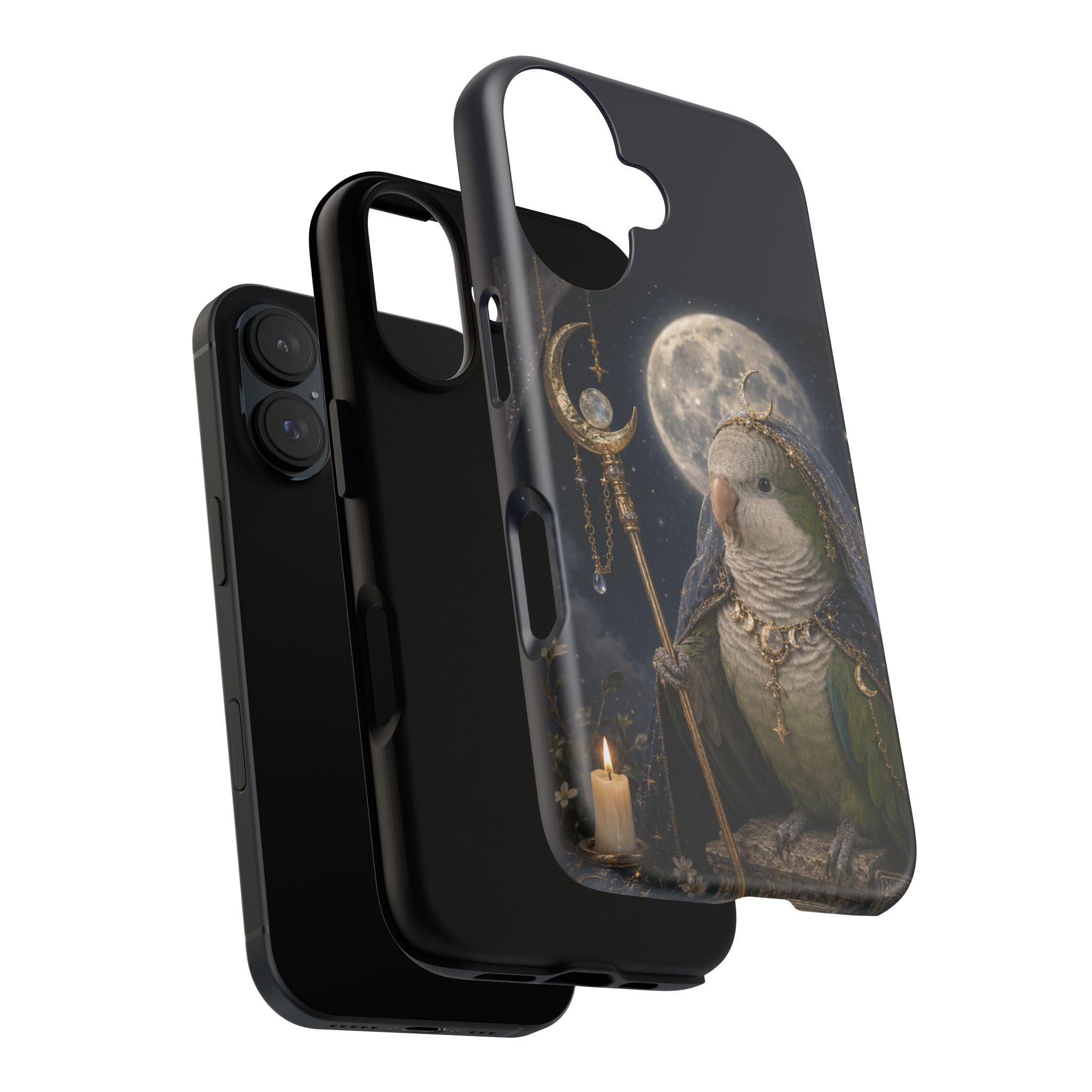Mystic Moon Parrot Phone Case