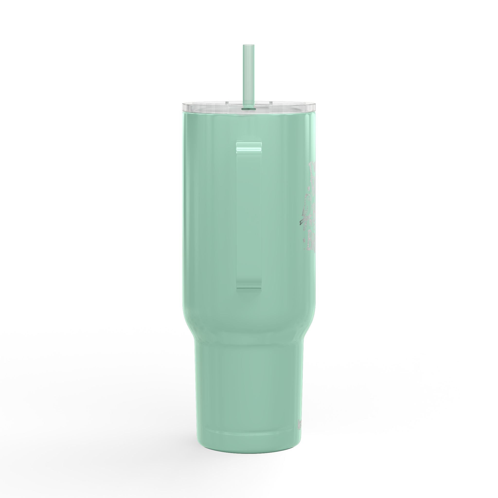 40oz Engraved Tumbler — "I've Got Room for Birds and Brooms" (Insulated Travel Mug)