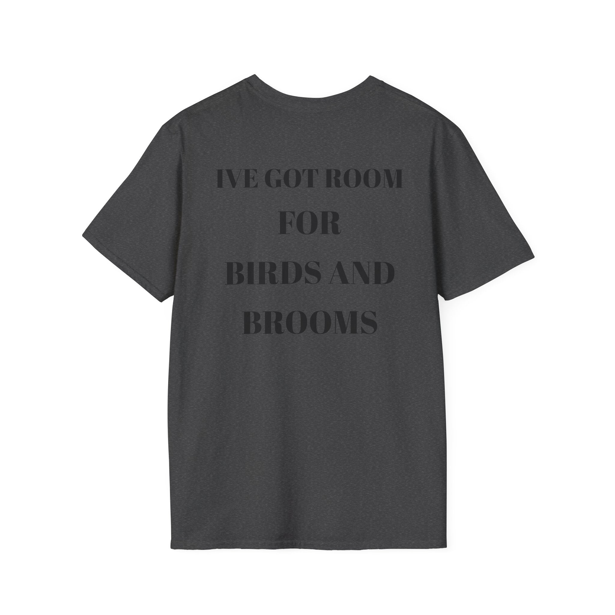 Chaos Witch T‑Shirt — Gothic Crow Crown Illustration