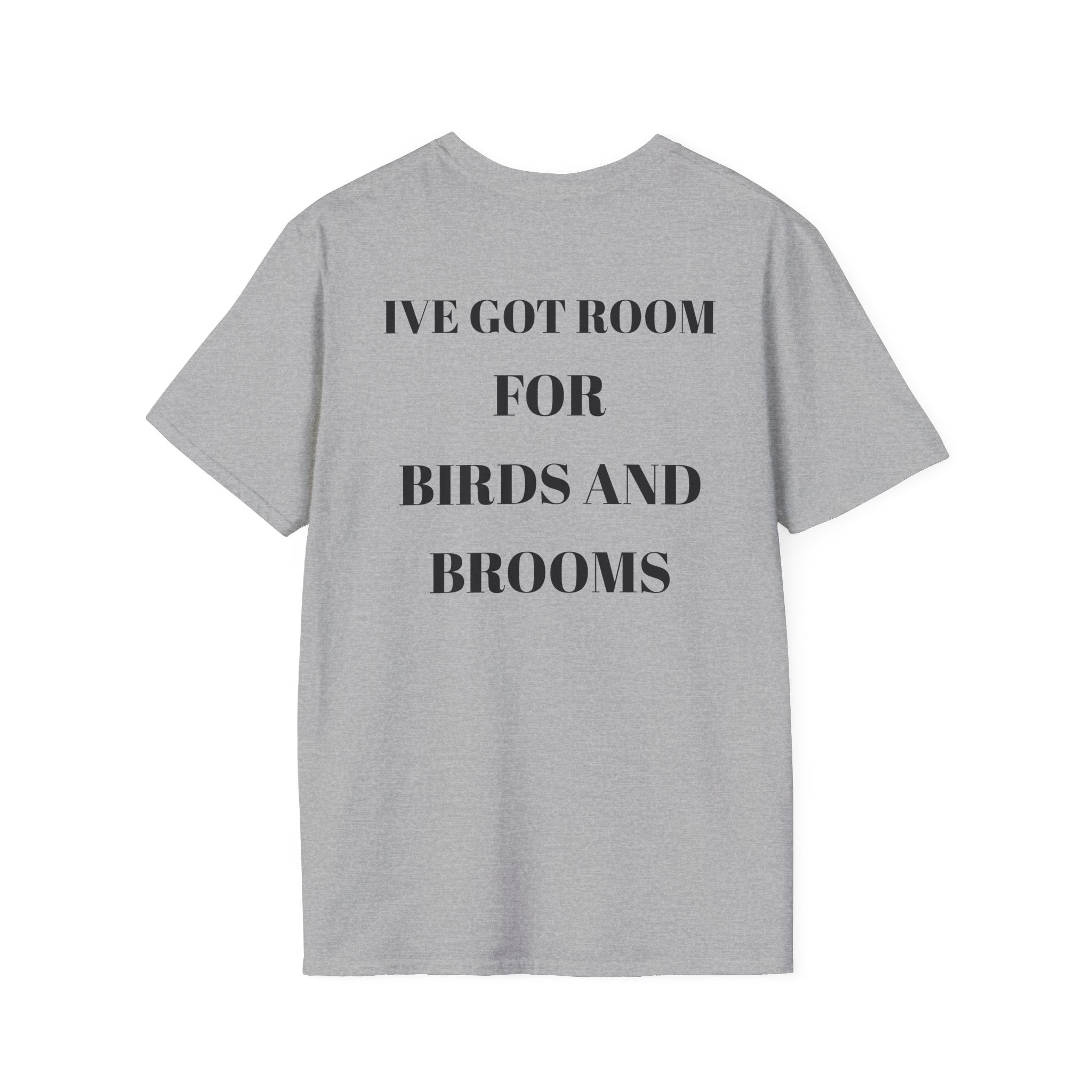 Chaos Witch T‑Shirt — Gothic Crow Crown Illustration