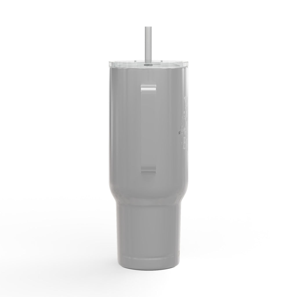 40oz Engraved Tumbler — "I've Got Room for Birds and Brooms" (Insulated Travel Mug)