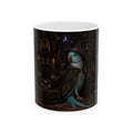 Witchy Parrot Ceramic Mug — Magical Gothic Coffee Cup (11oz & 15oz)