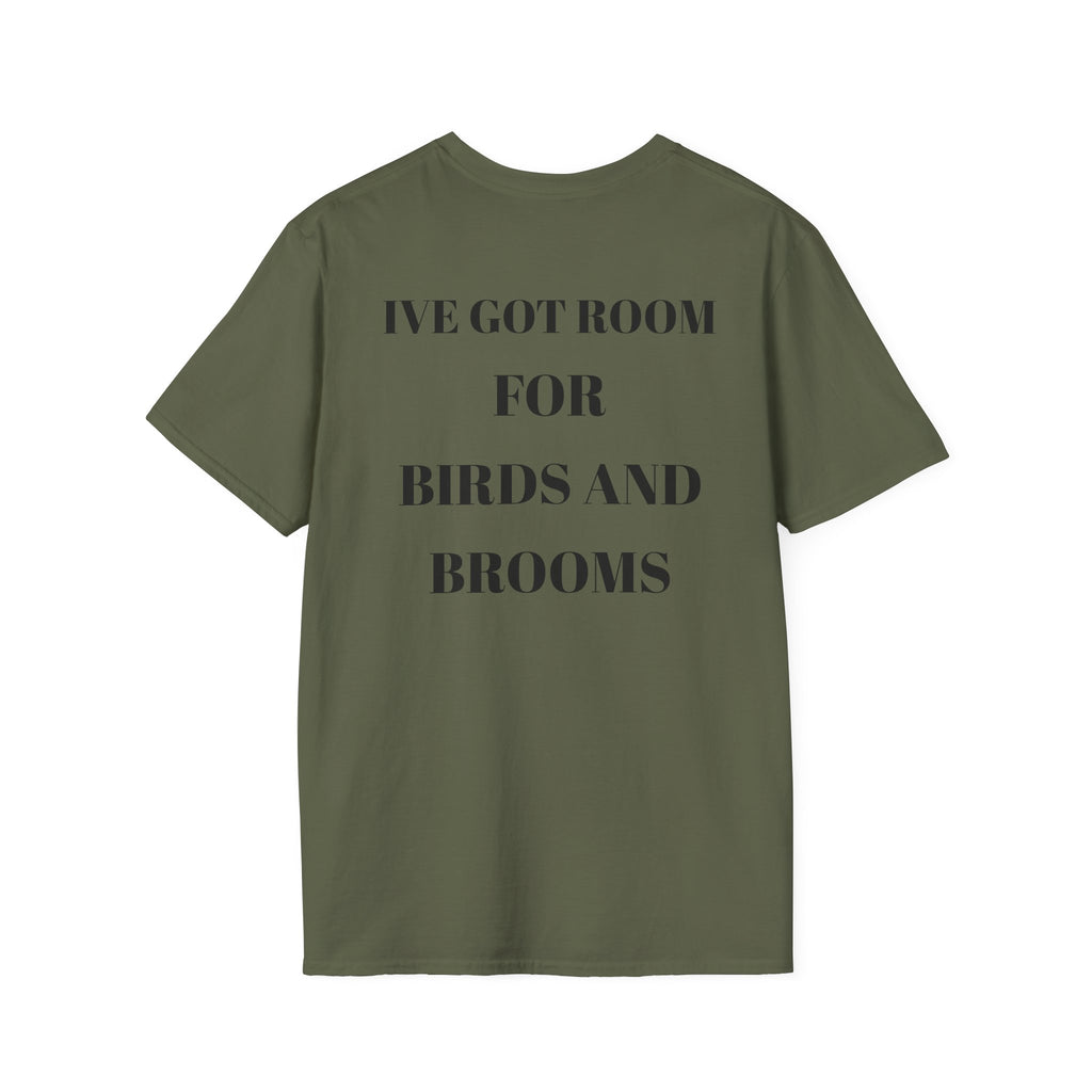 Chaos Witch T‑Shirt — Gothic Crow Crown Illustration