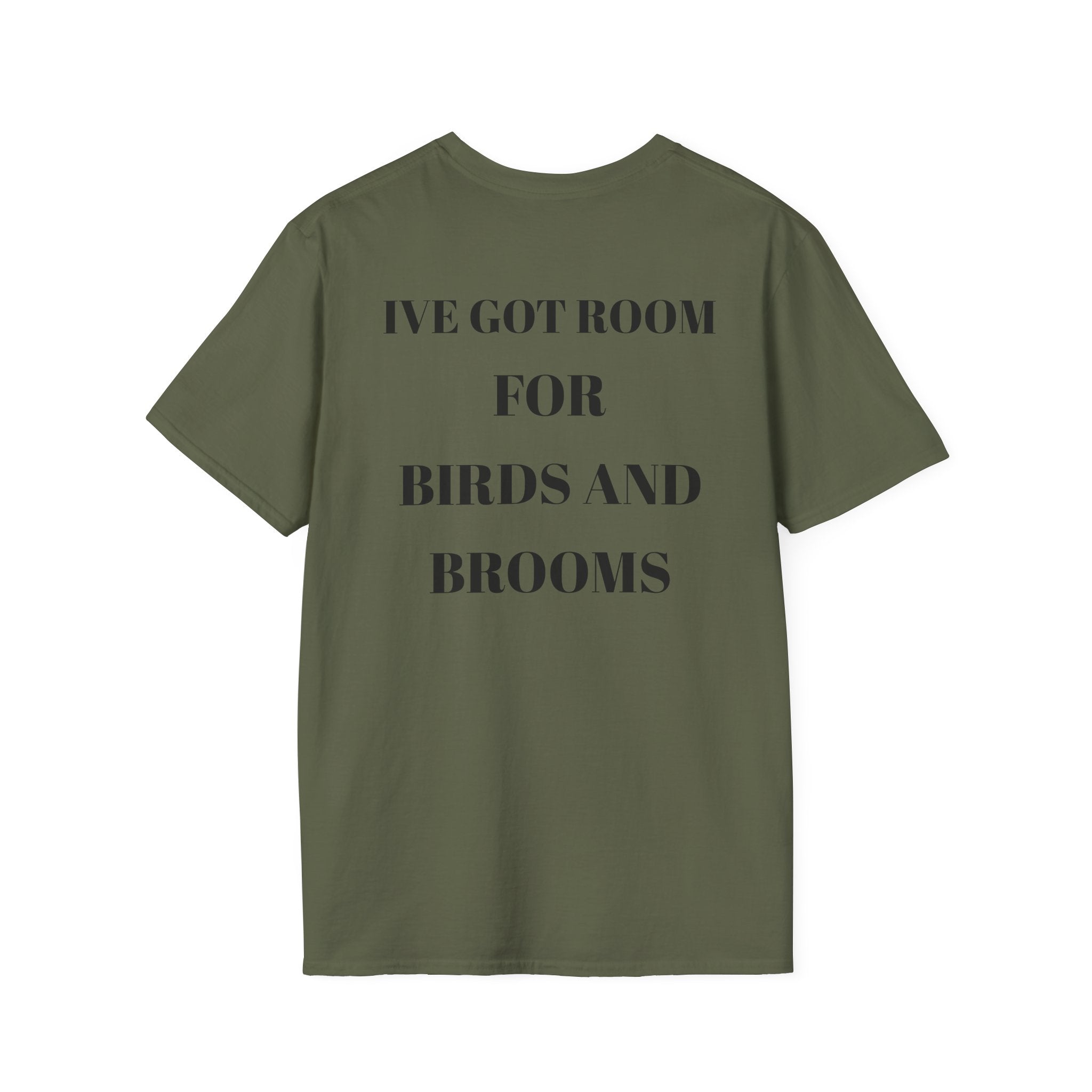 Chaos Witch T‑Shirt — Gothic Crow Crown Illustration