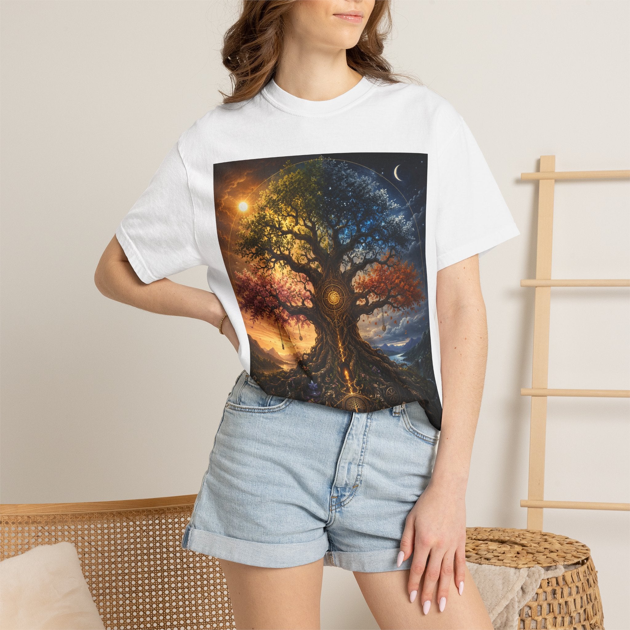 Spiritual Tree of Life T-Shirt — "If I Am a Child of God, That Must Make Me a Goddess"