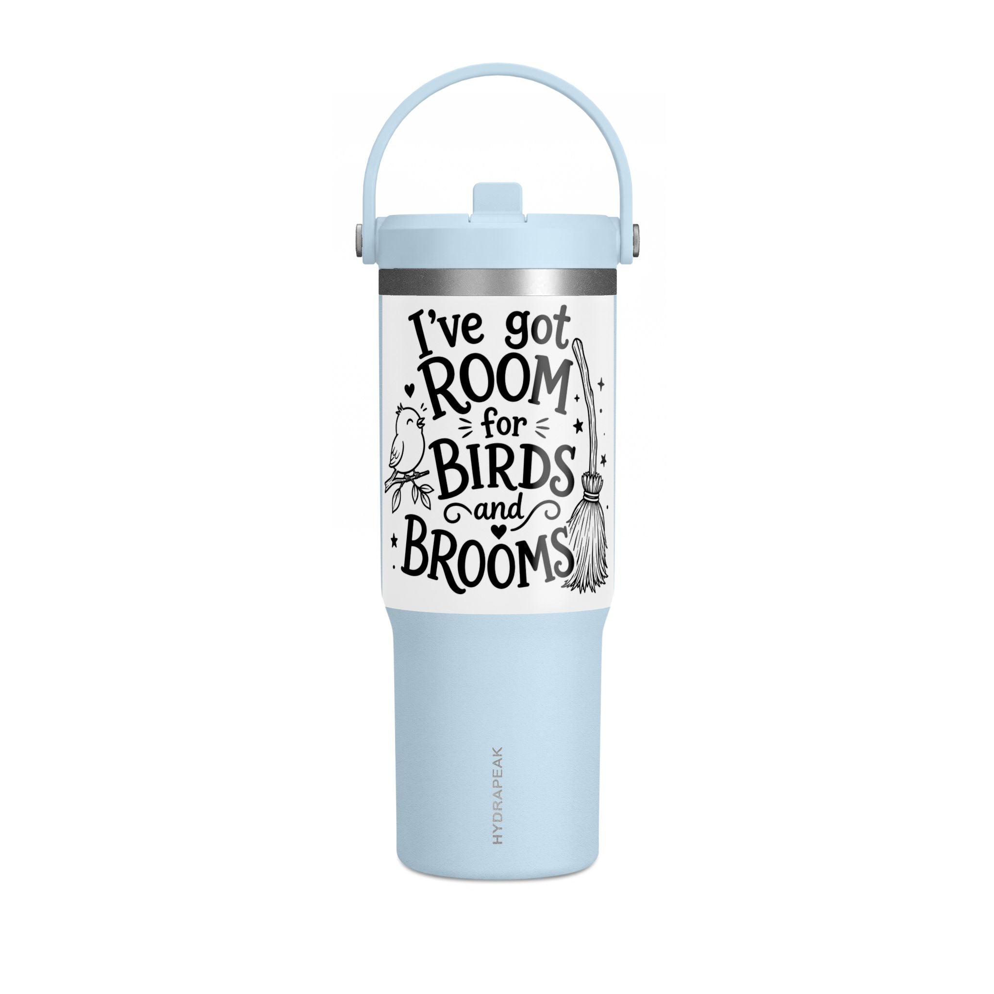 I've Got Room for Birds and Brooms 32oz Tumbler — Witchy Travel Mug