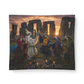 Stone Circle Parrot Ritual Cotton Comforter