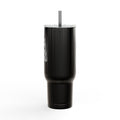 40oz Engraved Tumbler — "I've Got Room for Birds and Brooms" (Insulated Travel Mug)