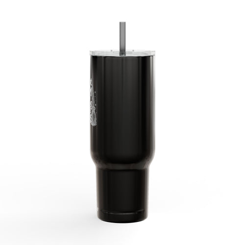 40oz Engraved Tumbler — "I've Got Room for Birds and Brooms" (Insulated Travel Mug)
