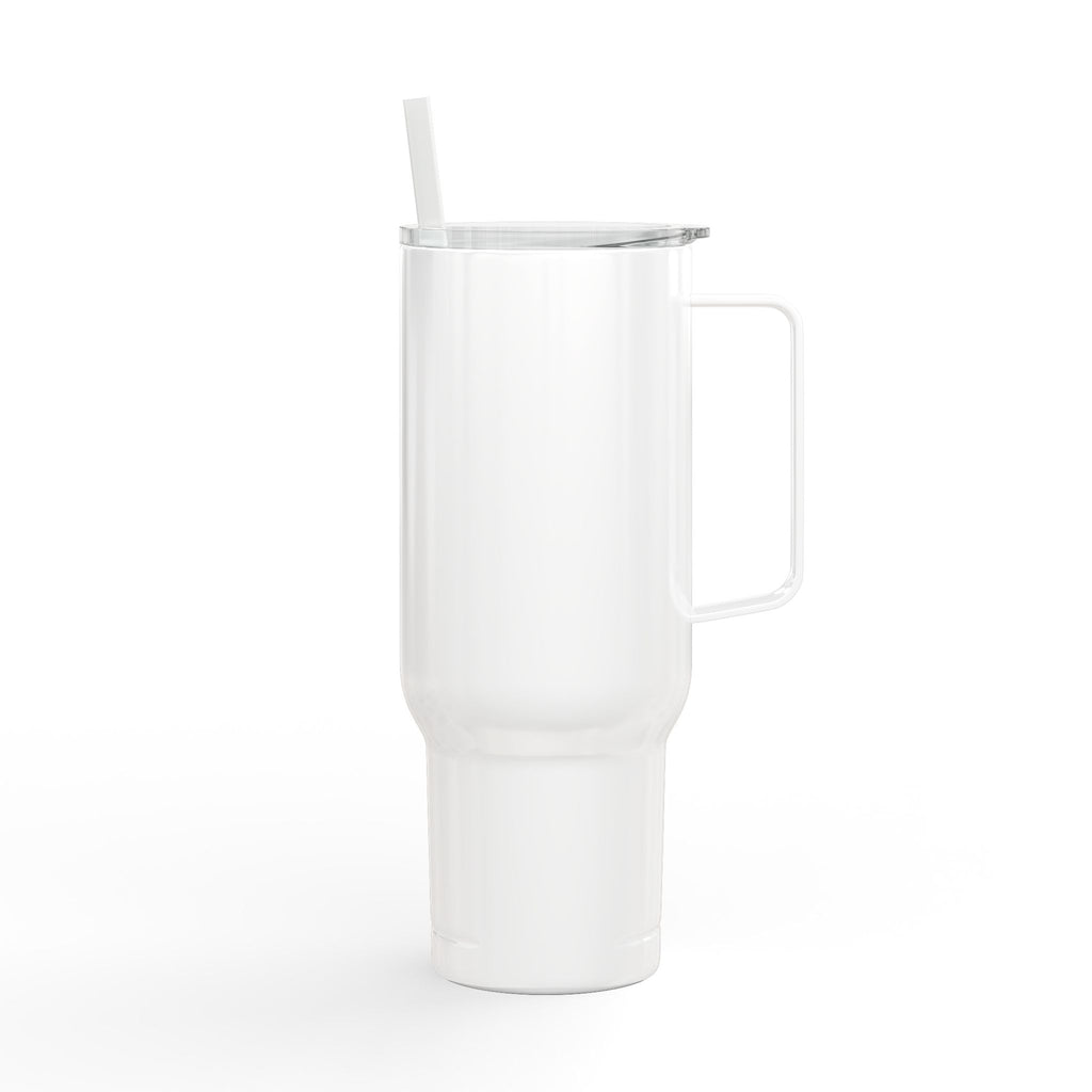 40oz Engraved Tumbler — "I've Got Room for Birds and Brooms" (Insulated Travel Mug)